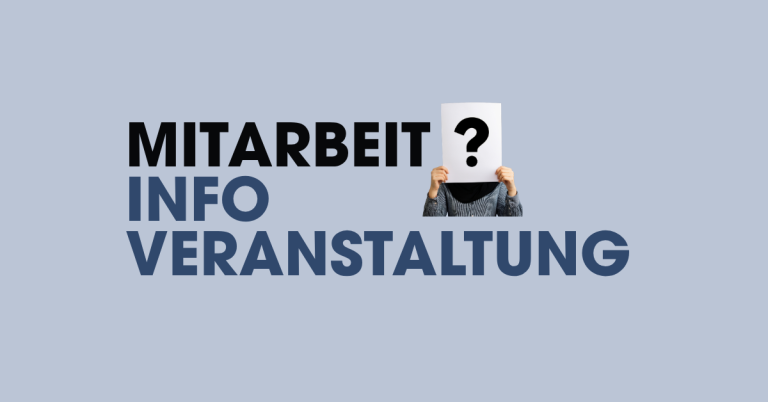 Infoveranstaltungen PSB- Mitarbeit